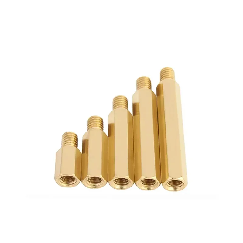 Conductive Copper Hex Spacer for Structural Support and Electrical Grounding in Electronics M2 M2.5 M3 M4 M5 M6 M8