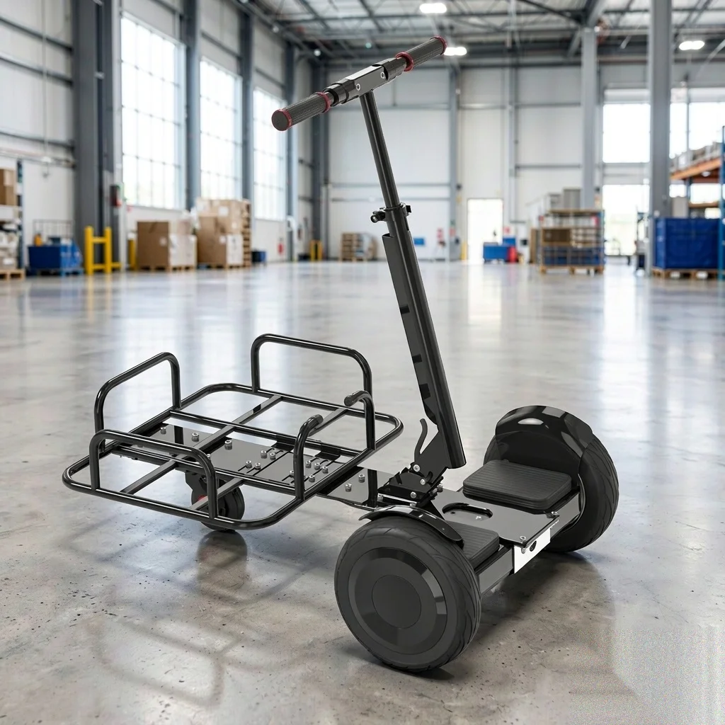 D1 Self-Balancing Scooter 700W Dual Brushless Motor 36V 5.2AH 150KG Load 15km Range for Warehouse Cargo Transport