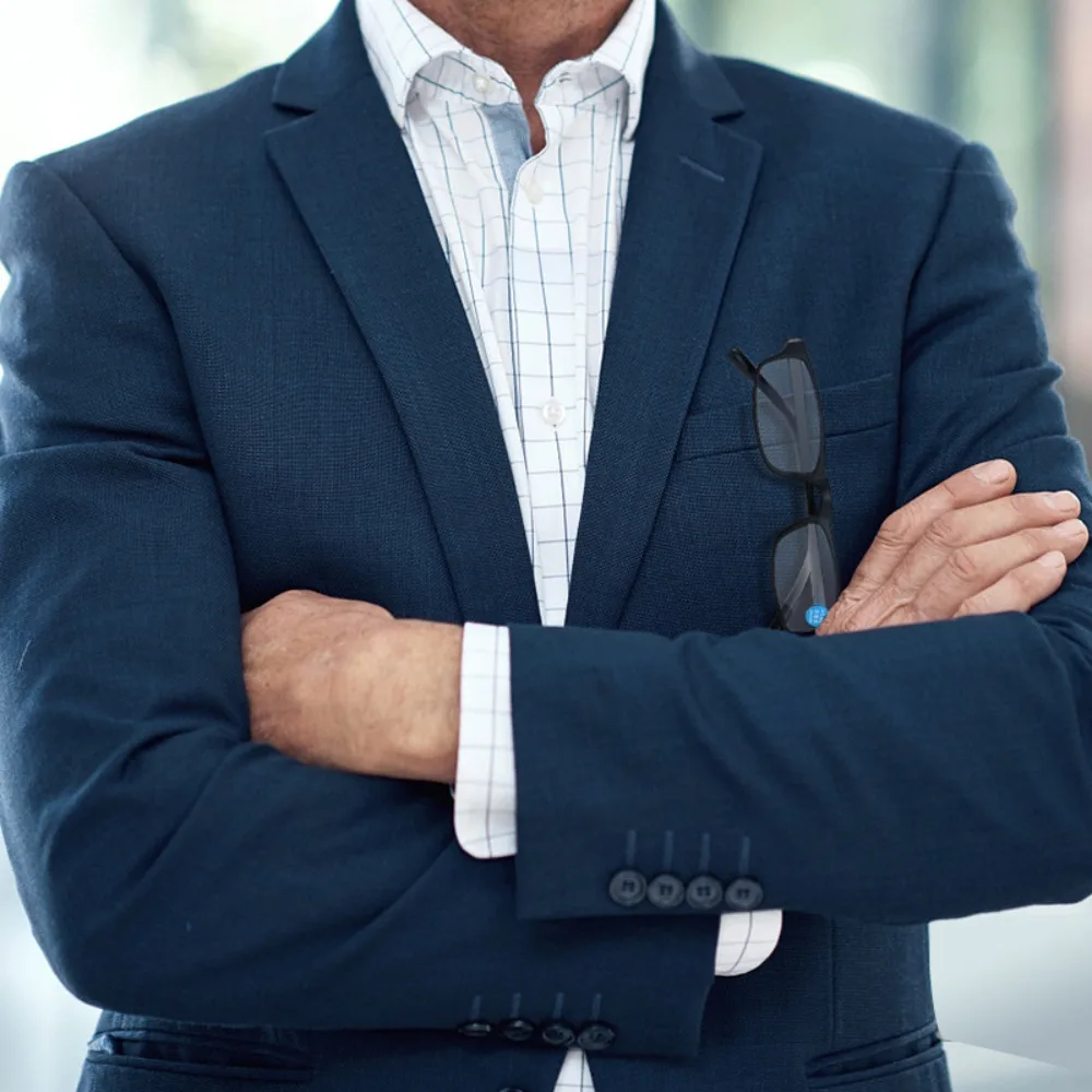 

Spectacle Lens Power +100 To +400 The Aged Presbyopia Glasses Lightweight Vision Care Anti Blue-ray Glasses Vintage Square