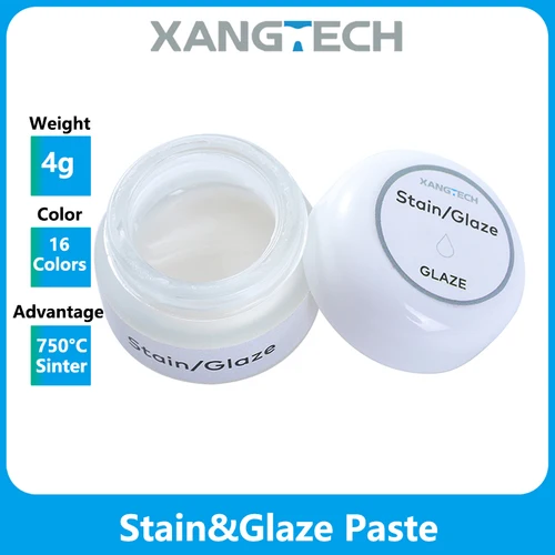 Imagen 1 del producto XANGTECH-pasta de esmalte Dental, manchas de cerámica de vidrio que forman líquido, 16 colores para bloques de Zirconia, materiales de laboratorio