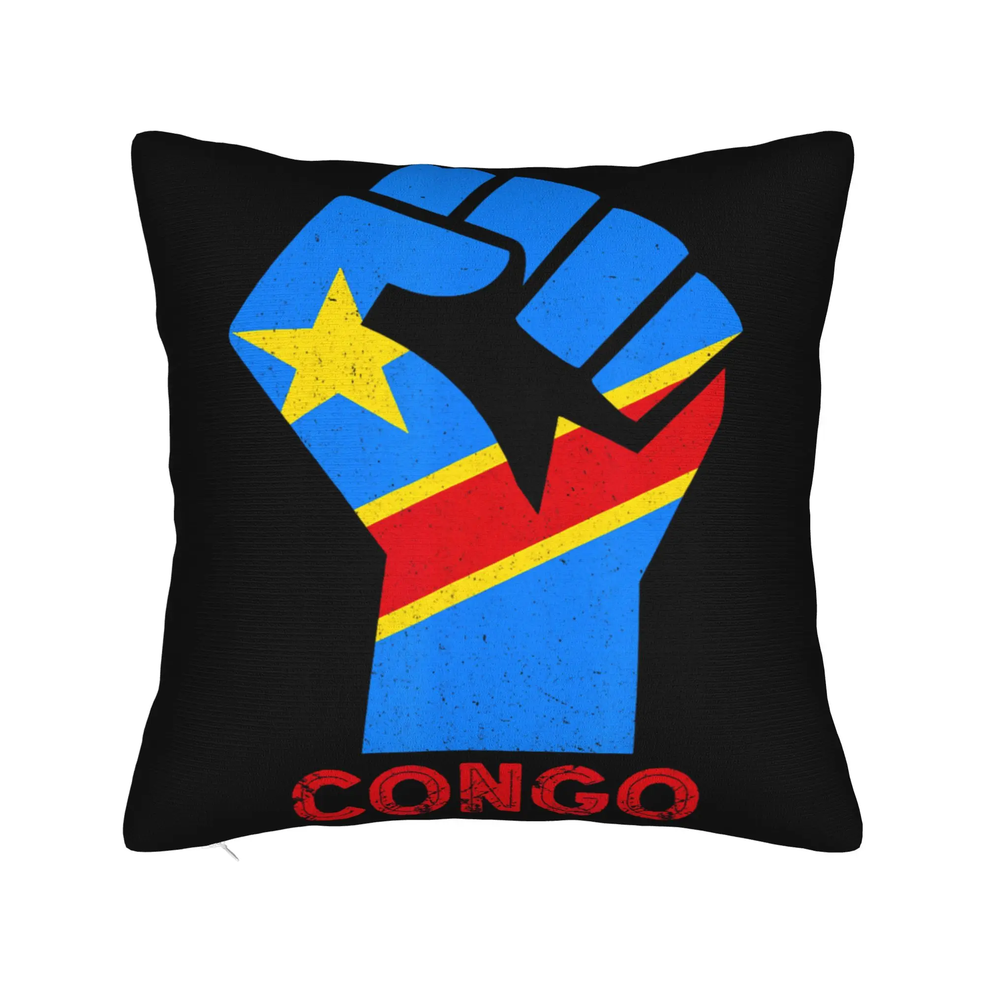 Decorative Pillow Covers Republic Of Congo Congolese Flag Accessories Bed  Pillow Case Cover Zipper Multiple Sizes