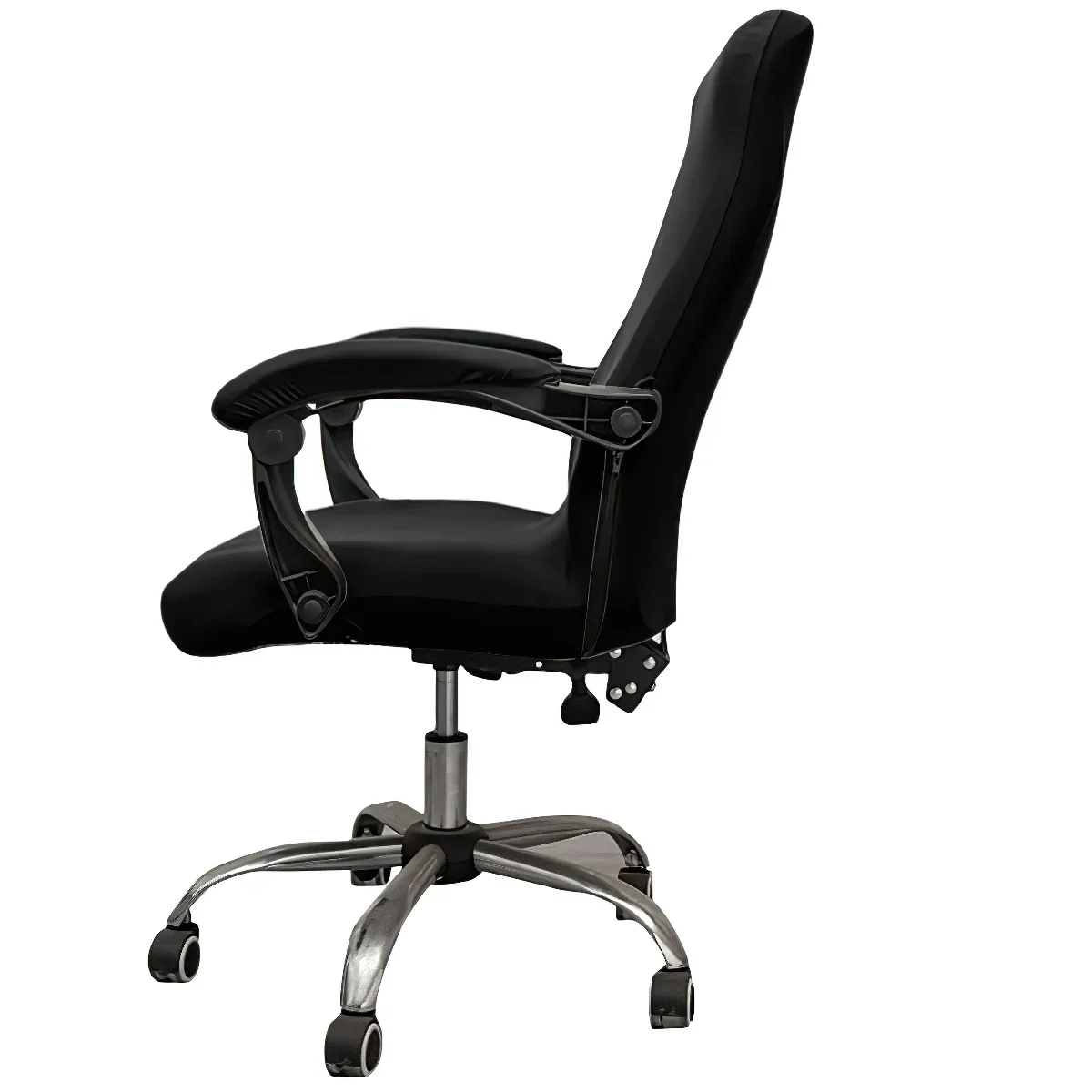 1pc 75D Waterproof Elastic Milk Silk Office Chair Cover, Keep The Office Chair Clean and Tidy