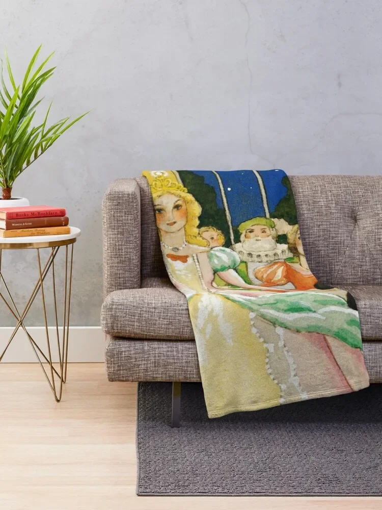 Real Princess By Rudolf Koivu Throw Blanket For Decorative Sofa Personalized Gift Blankets