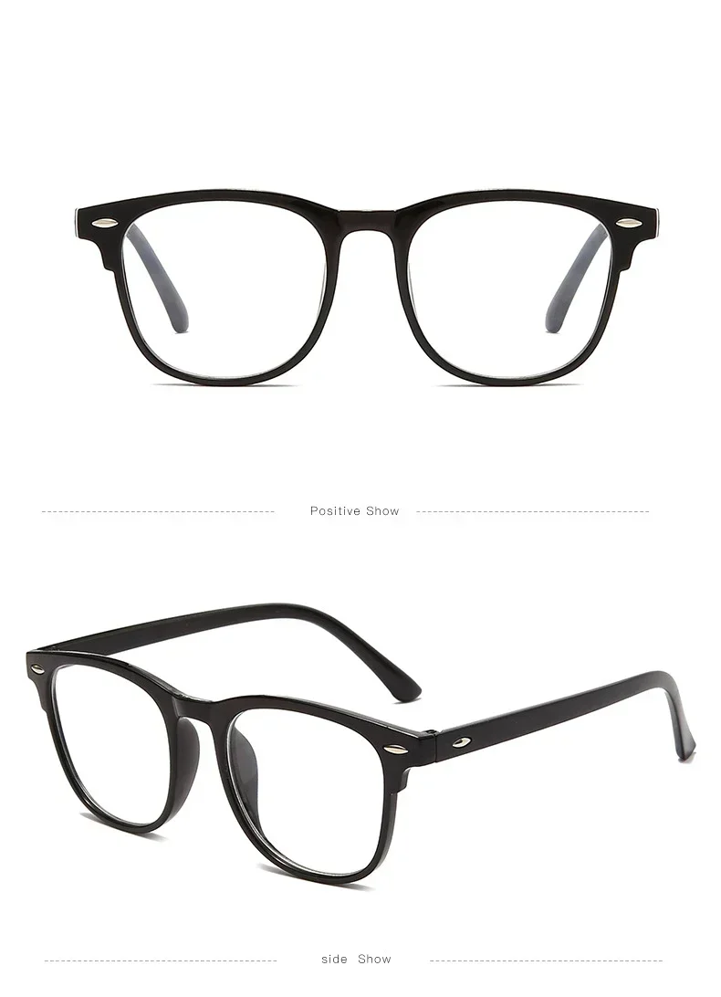 Round Clear-Lens Glasses Set — product information 6