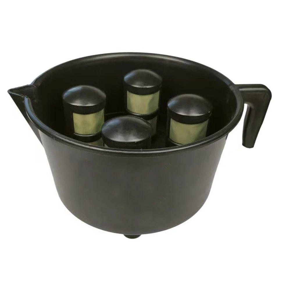 For Diesel Fuel Oil Water Separation Funnel with Replaceable 3 Filter or 4 Filter Elements Stainless Steel Body