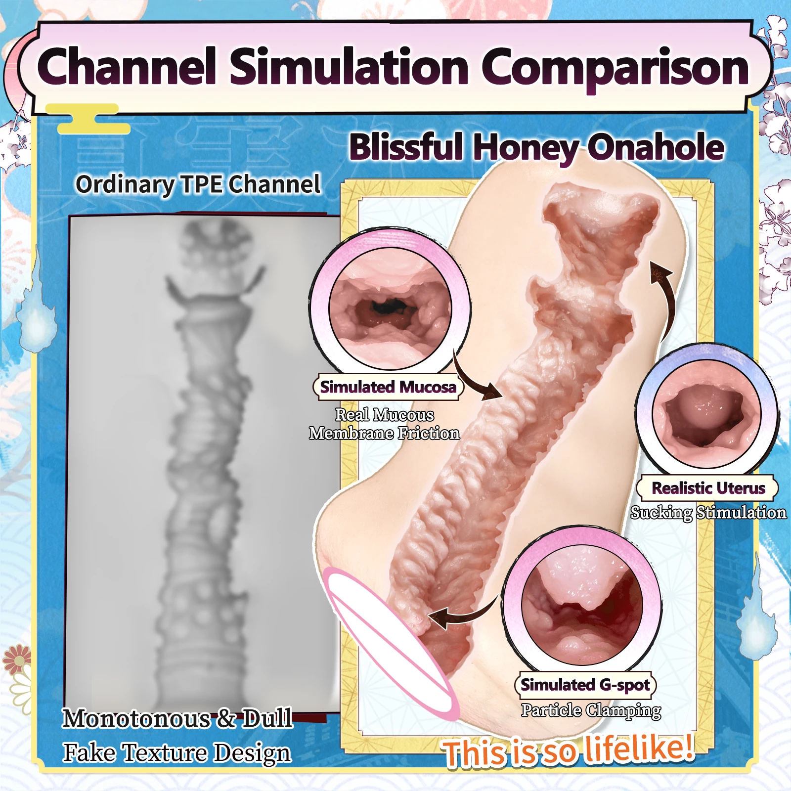 YUU لينة سيليكون ذكر الاستمناء واقعية جيب كس المهبل الاستمناء كأس مع نسيج الجلد نابض بالحياة الاستمناء للرجال