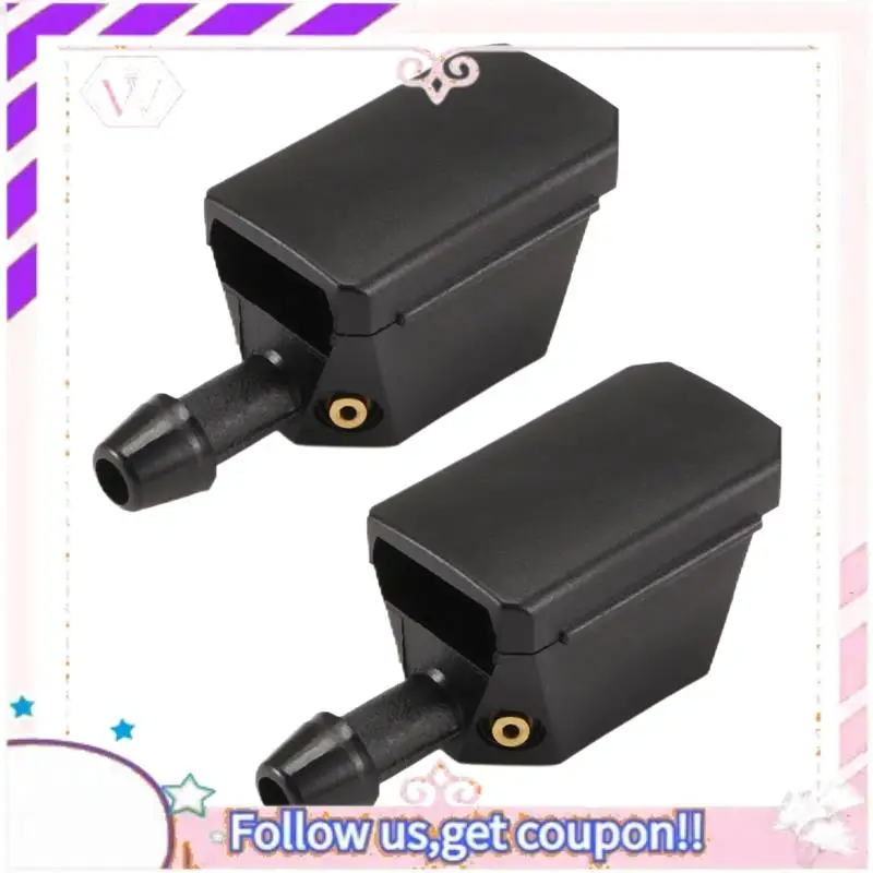 

A76T-2 шт., форсунка для омывателя ветрового стекла, универсальный черный автомобильный рычаг, щетка стеклоочистителя, форсунки для распыления воды, аксессуары для насадок