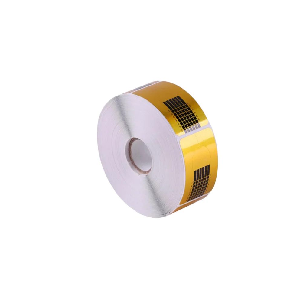 500pcs Self-adhesive Nail Extended Paper Tray Nail Paper Holder Manicure Beauty Tools for forms