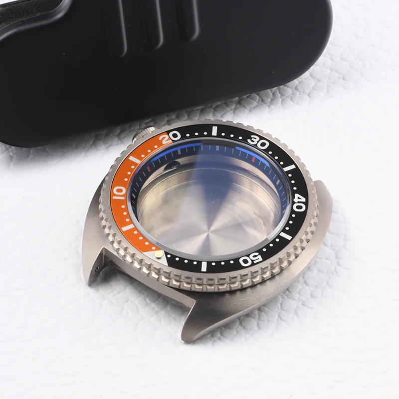 HEIMDALLR watch case Turtle 6309 super luminous Titanium diving case fit Seiko mod for NH35A NH36A Automatic Movement Sapphire