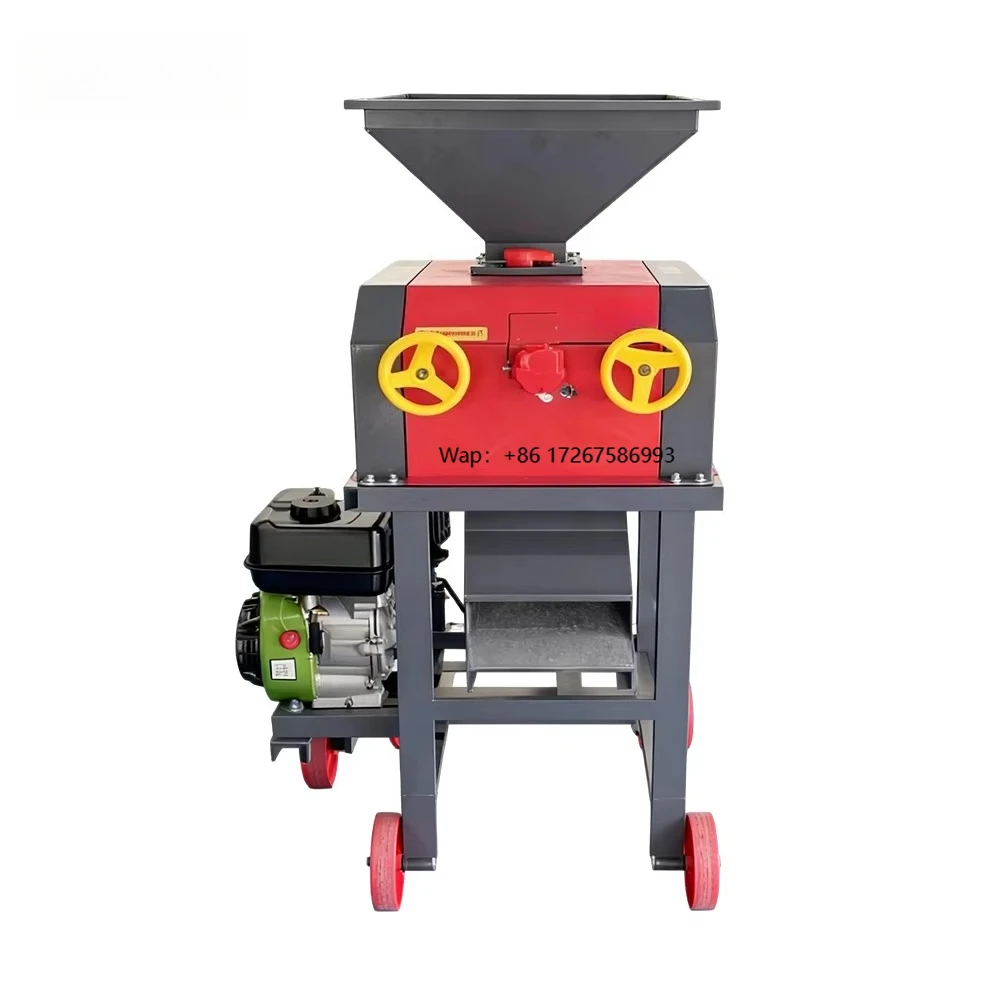 

Engine Grain Cracking Machine 3000 Kg/h High Efficiency Corn Cracker for Animal Feed Processing Plant