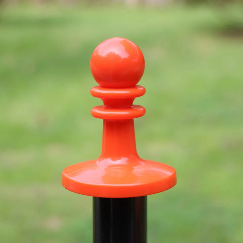

4pcs Support Pole Cap Camping Thunder Proof Hat TPU Hat For Protection Material Protection Outdoor Red