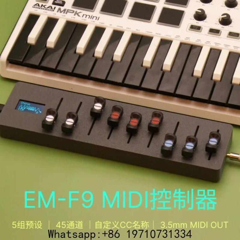 EM-F9 Fader MIDI Controller Digital Host Mapping Synthesizer Control