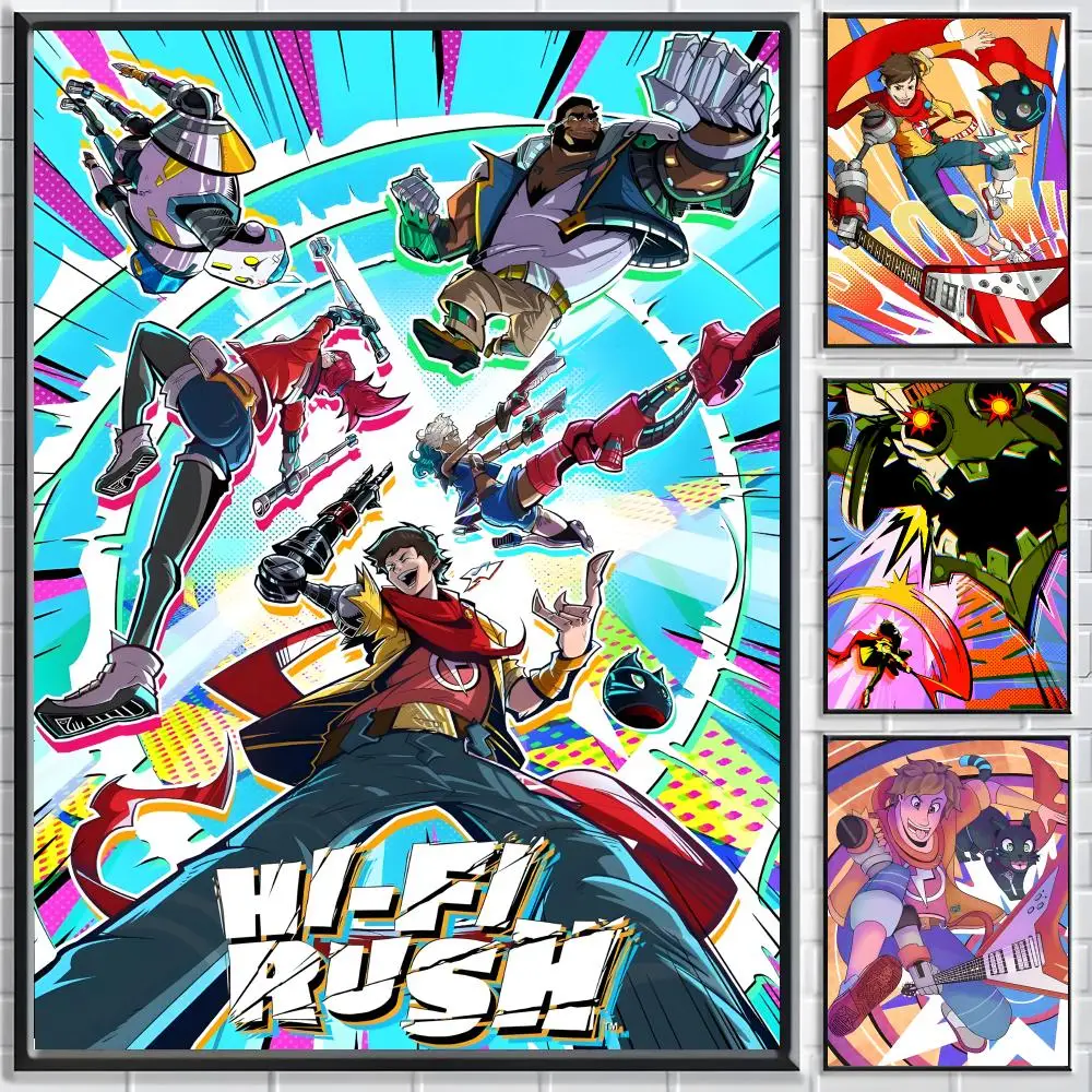 Game Hi-Fi RUSH Poster Classic poster and wall art prints are suitable for living rooms, bedrooms,and home
