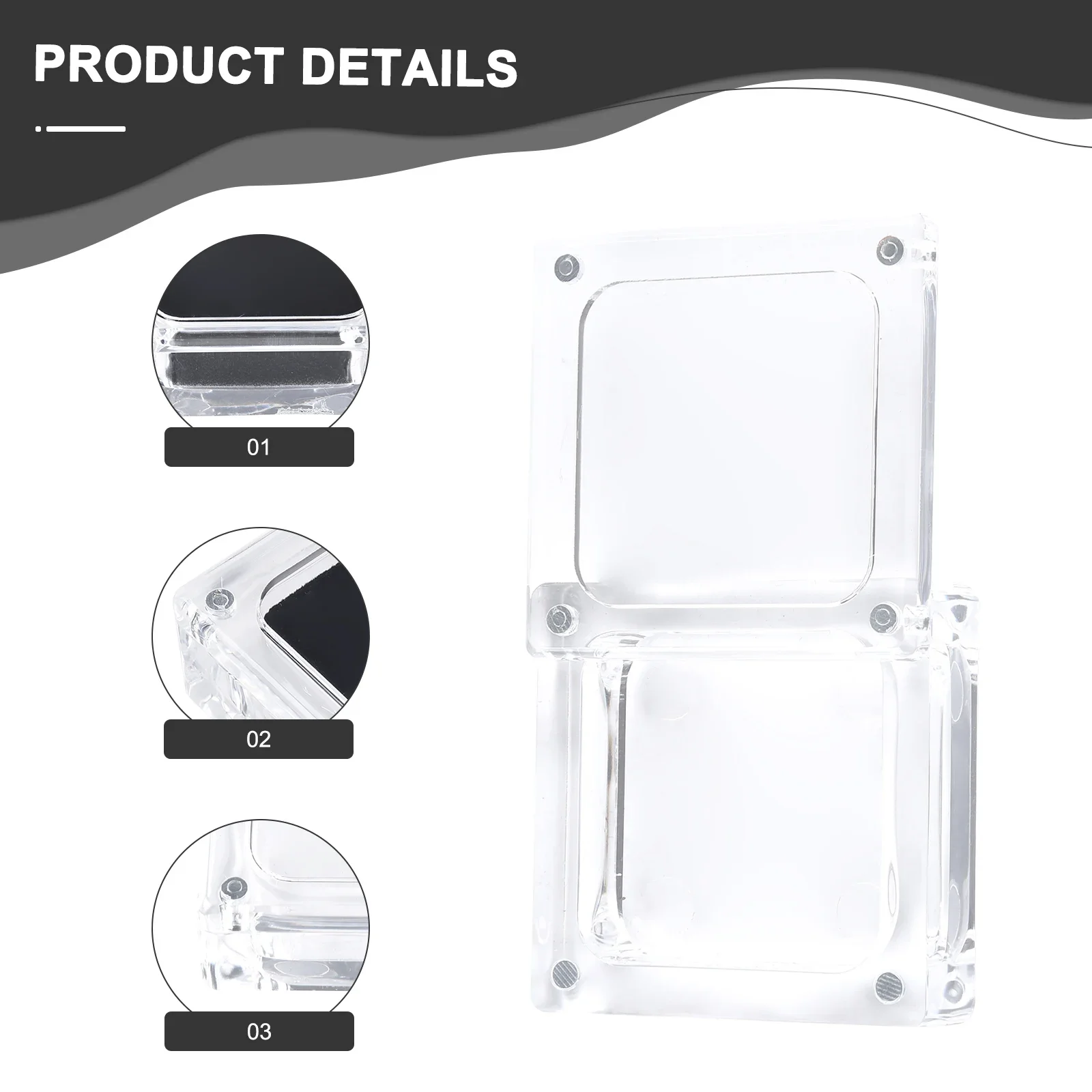 

Gem Box Jewelry Display Box 1 Pc Acrylic Display Stand Diamond Display Stand Luxurious Necklace Holder Plastic