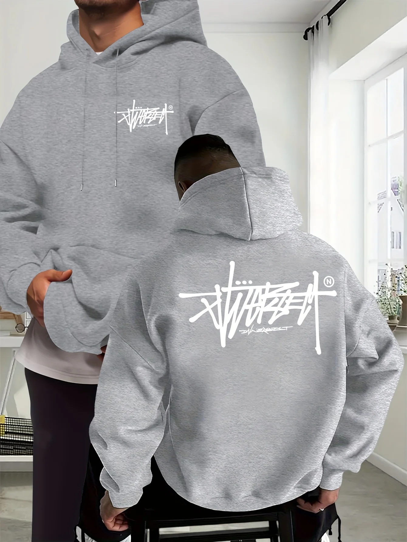 Sweat-shirt à capuche oversize - Streetwear Brand Korea avis et prix