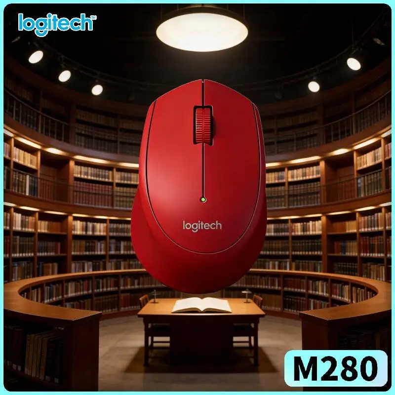 

Logitech M280 Wireless Mouse 2.4GHz Nano Dongle 1000 DPI Ergonomic Grip 18-Month Battery for Home Office PC