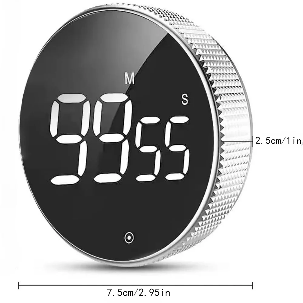 1pc Digital Kitchen Timers Visual timers Large LED Display Magnetic Countdown Countup Timer for Classroom Cooking Fitness