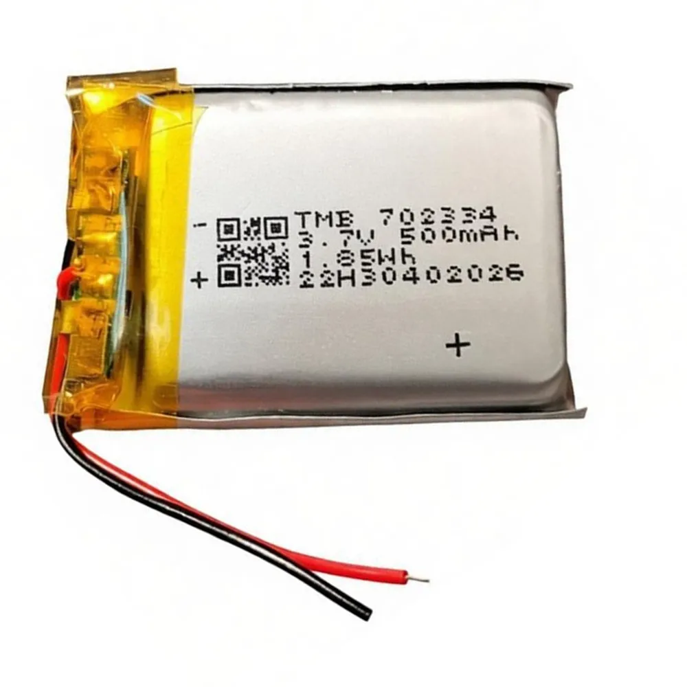 702334 702535 3.7V 500mAh Polymer Lithium Rechargeable Battery For Gaming Mouse GPS Headset Headphone Smart Watch Car Tachograph