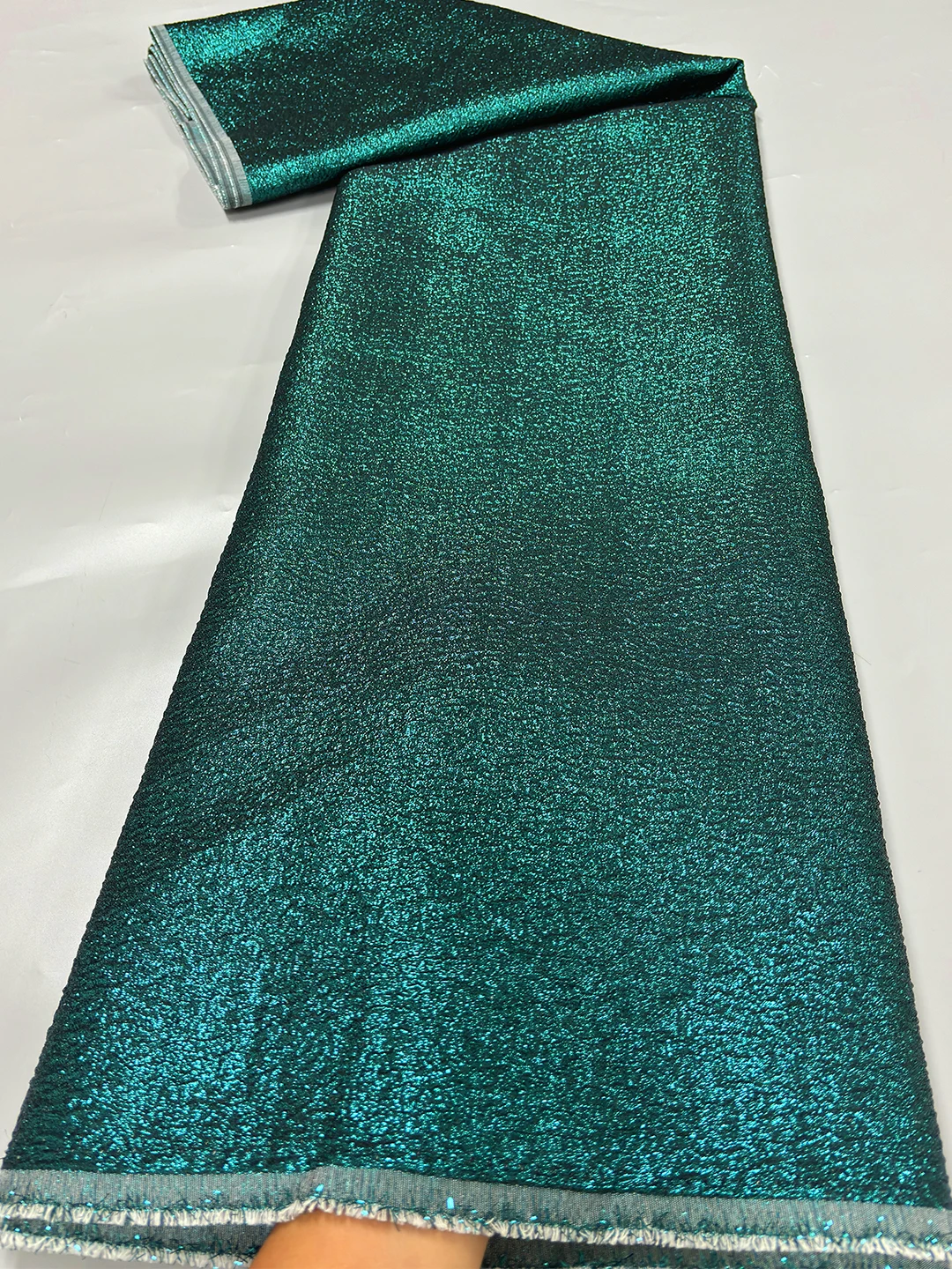 

Новое поступление, парчовая кружевная ткань в африканском стиле, жаккардовая ткань из органзы, 2025 г., высококачественный дамасский жаккард для свадебного вечернего платья