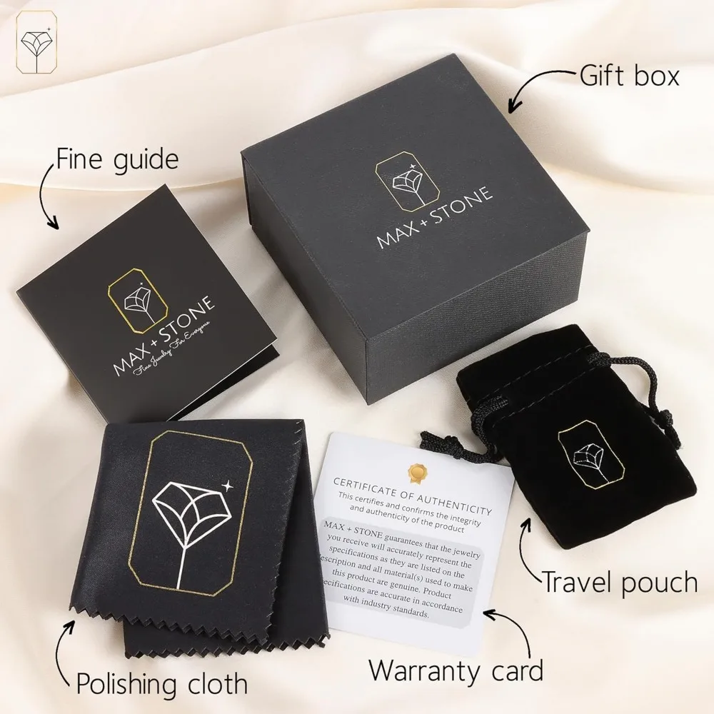 أقراط مربعة من الأحجار الكريمة مقطوعة بالأميرة من الذهب الأبيض أو الأصفر عيار 14 قيراط للنساء، جوهرة ميلاد 4 مم مع ظهر دفع