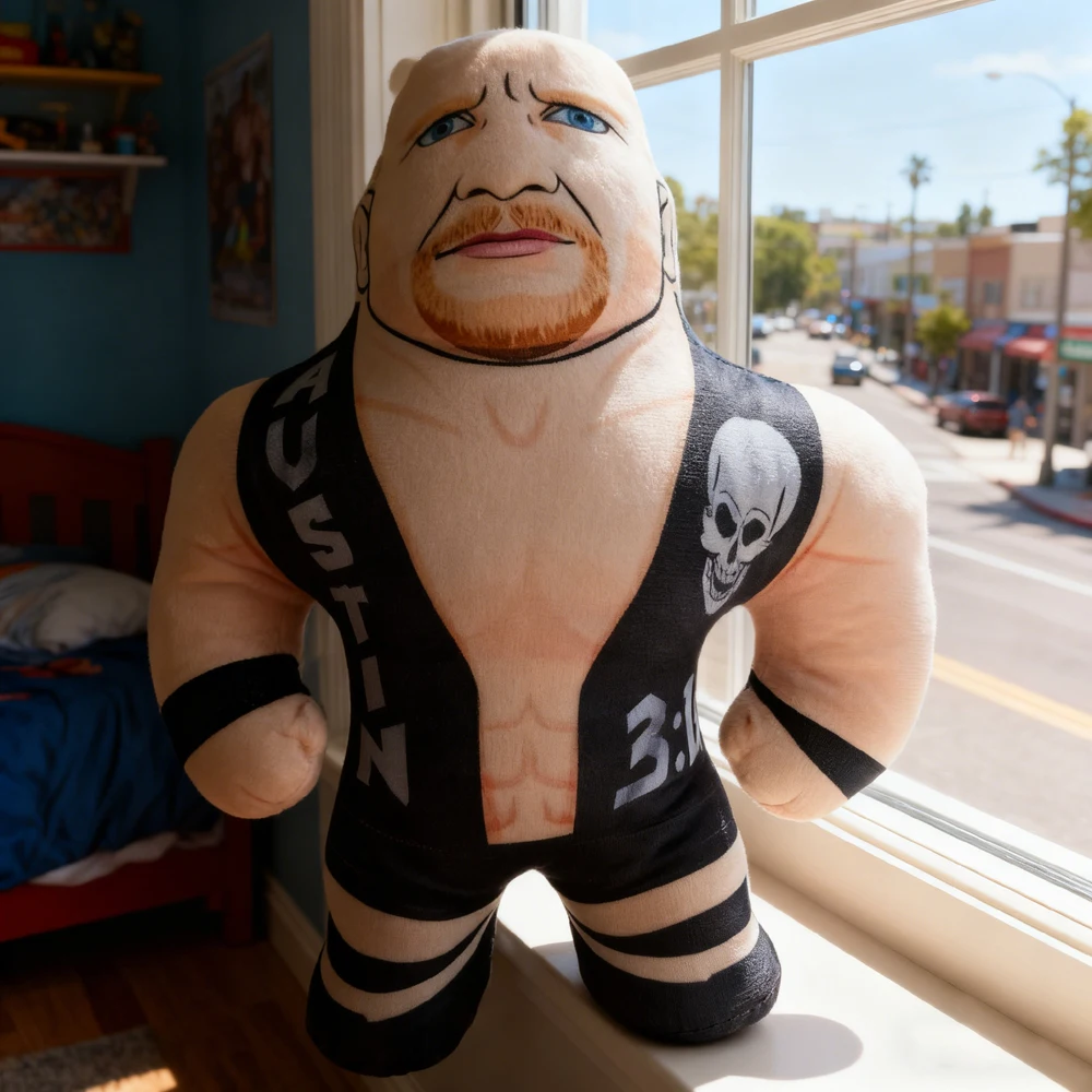 ستيف أوستن عمل الشكل 25 سنتيمتر ألعاب المصارعة الأمد الرومانية جون سينا كودي رودس هدية للأولاد #6