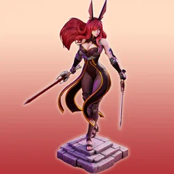 Erza Scarlet Anime Figure 1:18 Miniature Resin Model Kit Unpainted Plastic Model Kit A755