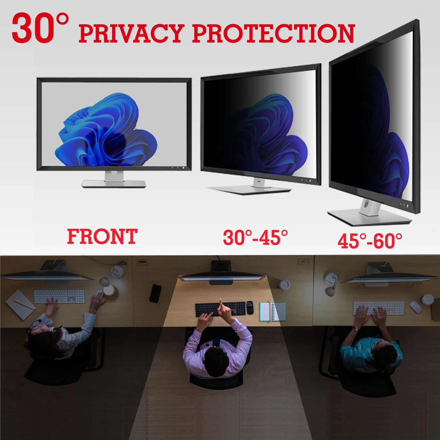 Privacy Screen Filter  Protective Film for iMac 21.5 inch 527mm x 317.7mm 16:9 Aspect Ratio