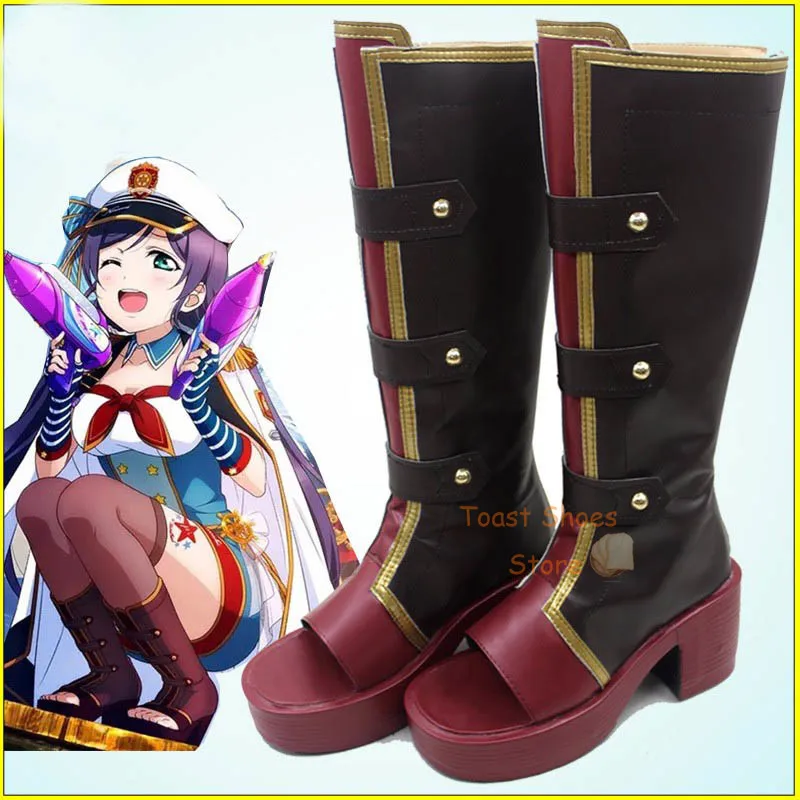 Anime LoveLive! Honoka Kousaka Cosplay Shoes Boots Comic Game for Con Halloween Cosplay Costume Prop Sexy Style Shoes