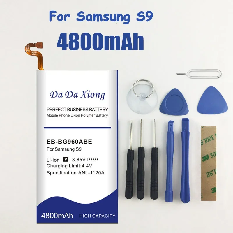 

Battery 4800mAh For Samsung GALAXY S9 G9600 G960F SM-G960 EB-BG960ABE