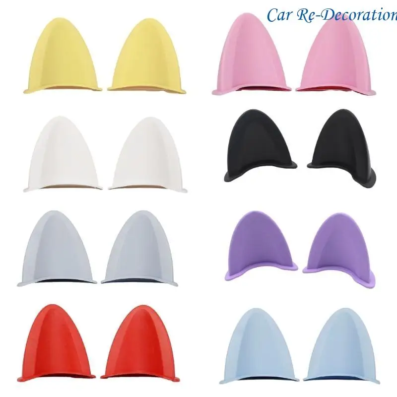 

R58D 1 Pair Motorcycle Adhesive Ear Ornament Helmets Decoration Helmets Decor Fashion Helmets Stickers Helmets Accessories