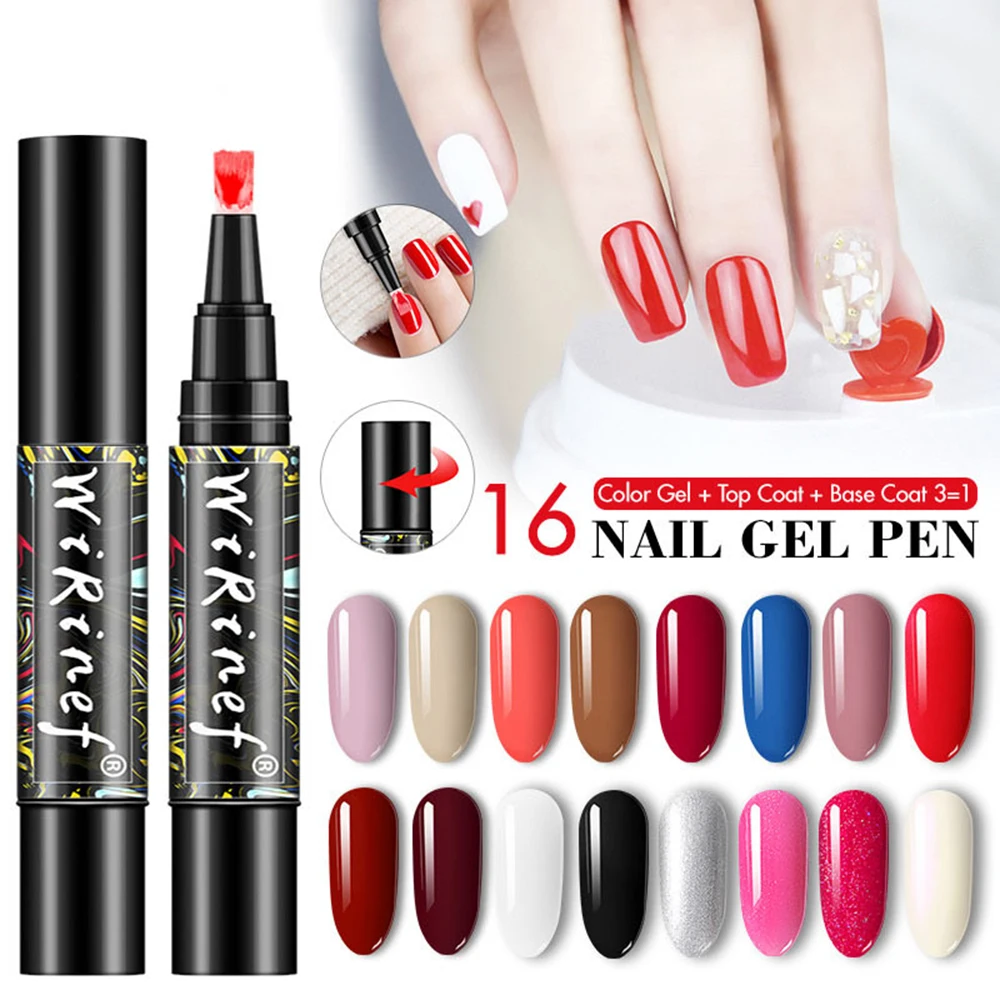 LED/UV Cured Nails Gel Polish Pen Long Lasting Waterproof Nails Gel For Beginners