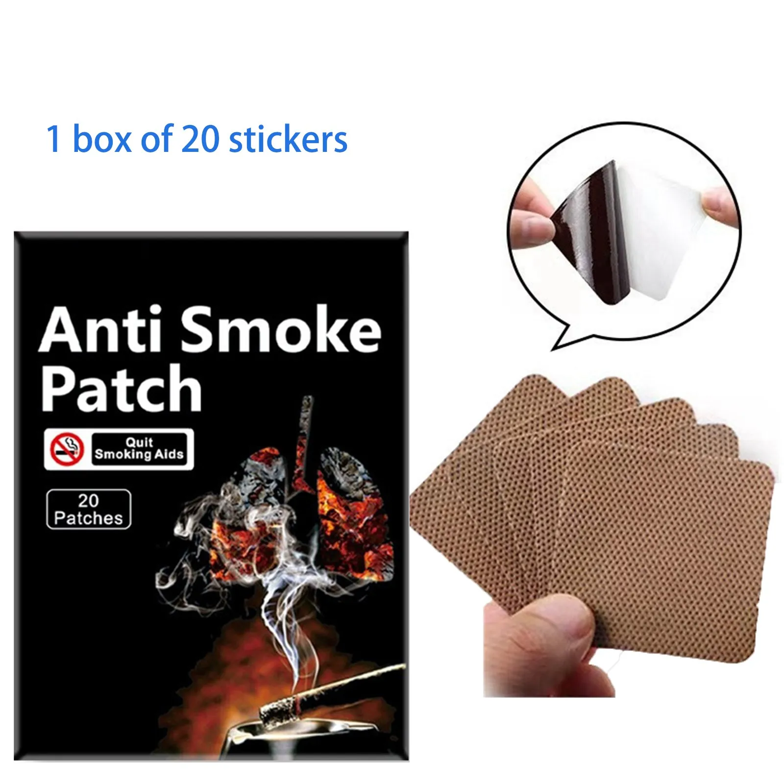 20 Abstain  Mist Patches, Male And Female Stickers, Full Body Herbal Breathable Patches(1 Box)1005006636454909