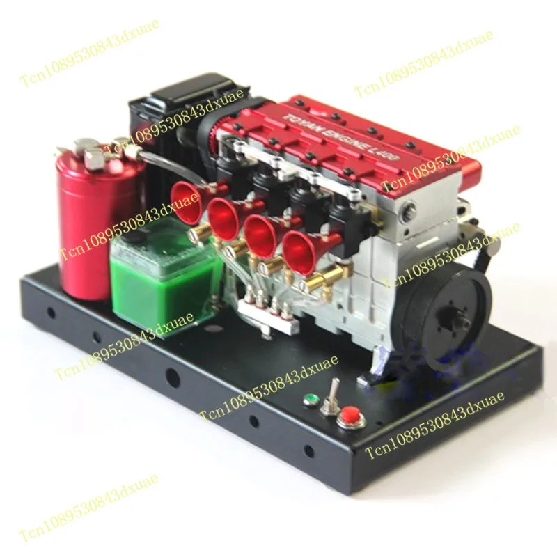 TOYAN FS-L400 Engine Model 14cc 4-cylinder Four-stroke Water-cooled Nitro Engine Model DIY Engine Model Kit/finished Product