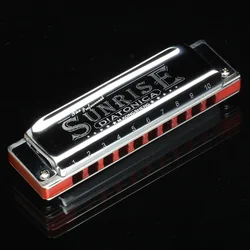 Kongsheng Diatonic Harmonica 10 Holes Blues Harp Master Mouth Organ Key Of C Professional Musical Instruments KongSheng Sunrise