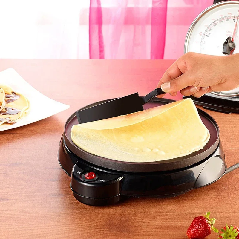 Electric Crepe Maker Pancake Baking Pan Kitchen Tools Spring Roll Machine Egg Roll Machine Crepe Cake Maker Automatic