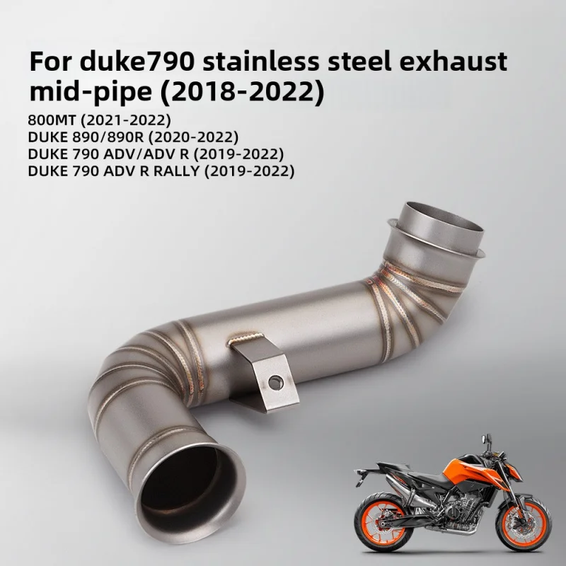 

Надеваемый глушитель среднего звена выхлопной трубы мотоцикла для KTM DUKE 790 890 Adventure R Rally KTM 790 KTM 890 2018-2022