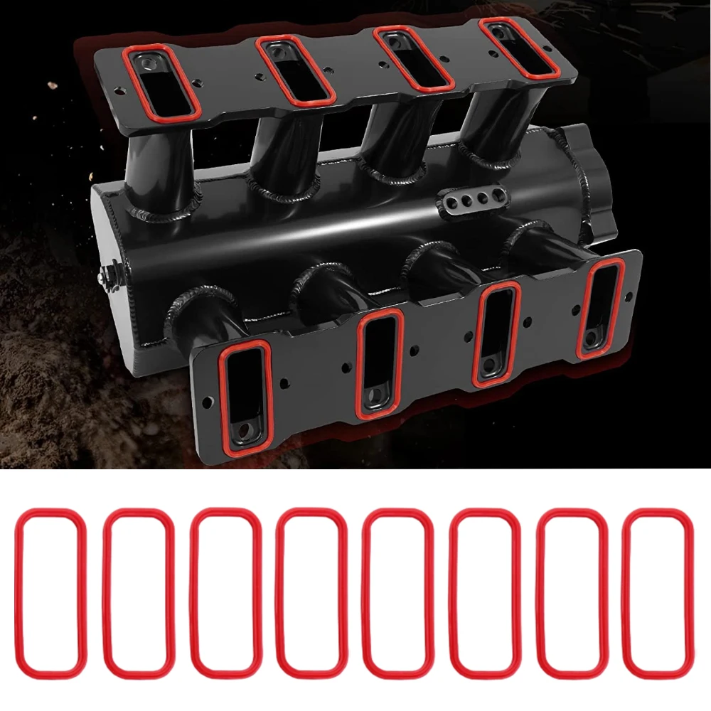 

8pcs LS1 LS6 FAST LSX Intake Manifold Seal O-Ring Gasket Set for Camaro Corvette GTO 1997-2004 Intake Manifold Auto Parts