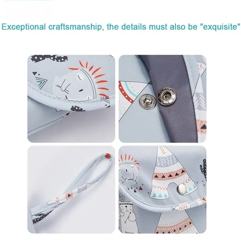 Waterproof Baby Diaper Bag Mother Wet Dry Pack Mummy Storage Pouch Nappy Organizer Insert Tote Purse Travel Stroller Carry Bag