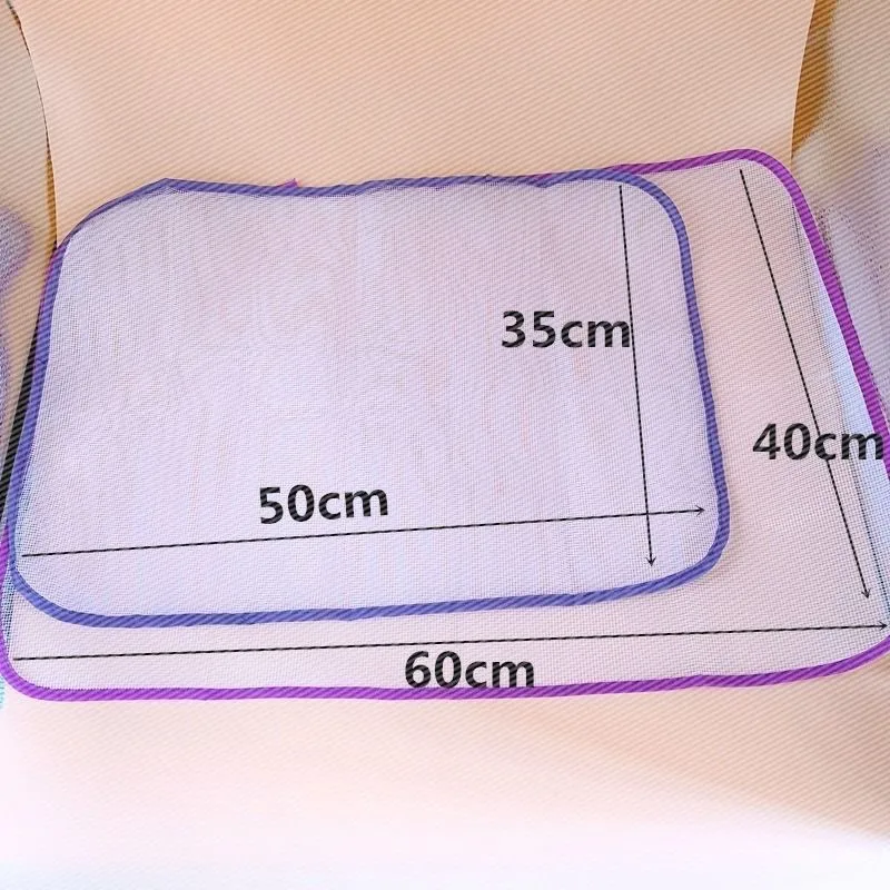 1pc Cloth Protective Press Mesh Insulation Ironing Board Mat Cover Against Pressing Pad Mini Iron Random Colors