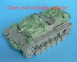 1:35 Scale Resin Die-casting Armored Vehicle Parts Modification Does Not Include The Unpainted Model Of The Tank