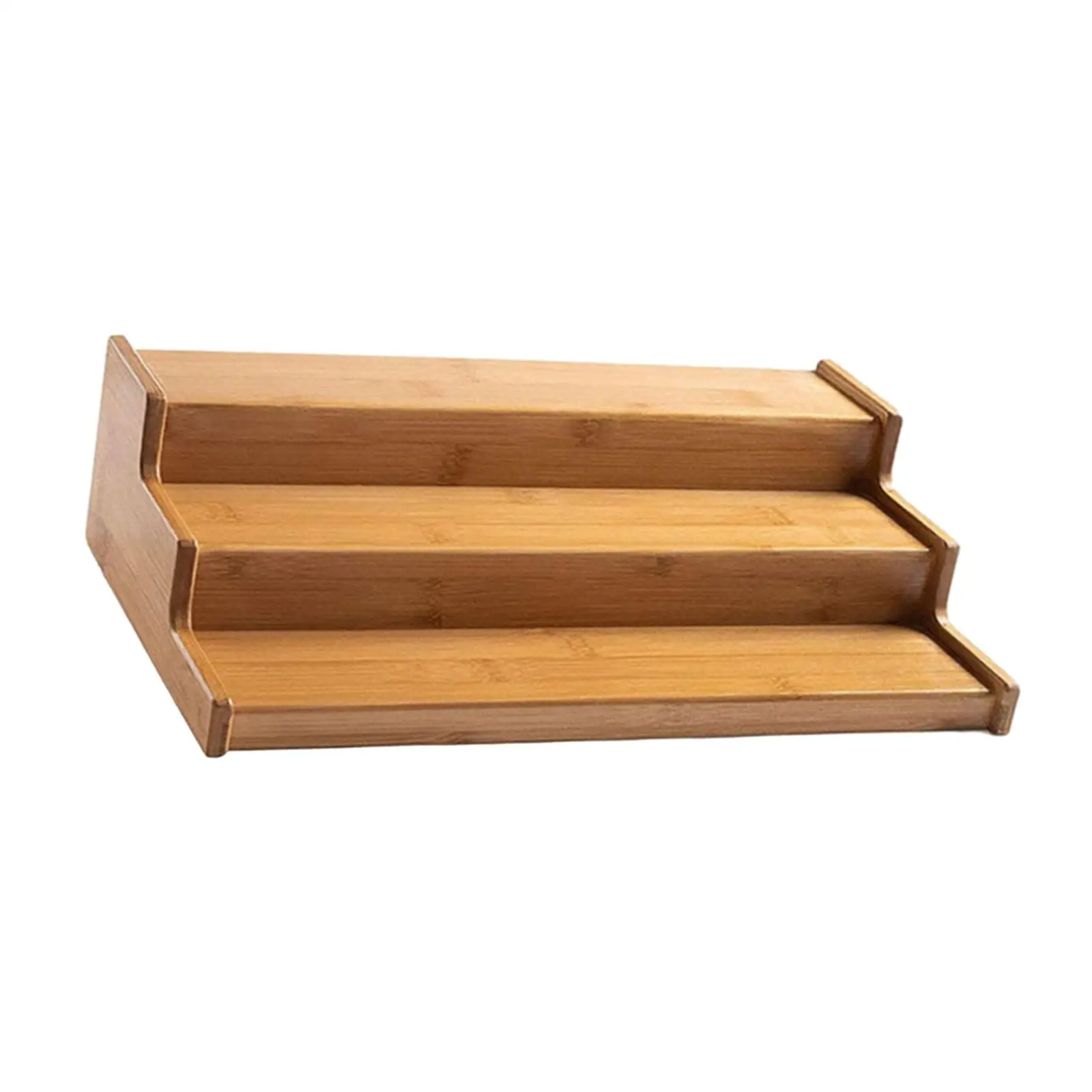 Bamboo Spice Rack Seasoning Organizer Display Shelf Beverage Spice Rack