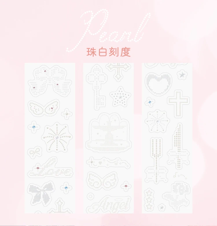 40mm * 3m Diamond Declaration Series Kawaii 3D Heißpräge-Stanzband DIY Tagebuch Scrapbook Ästhetische Schreibwaren – Detail 11