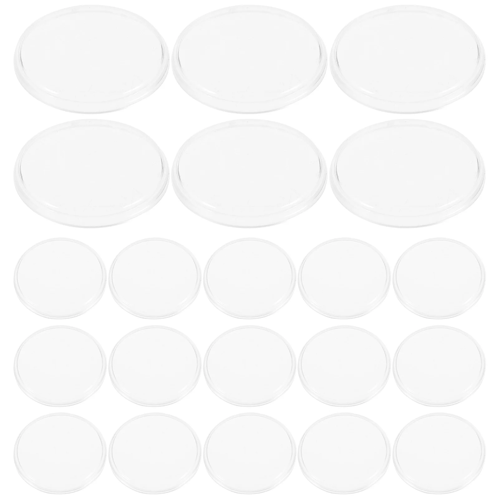 

25pcs Watch Repair Supplies Clear Dial Cover Rubber Mirror Surface Protector Glass Fit Most Brands Accessories Transparent
