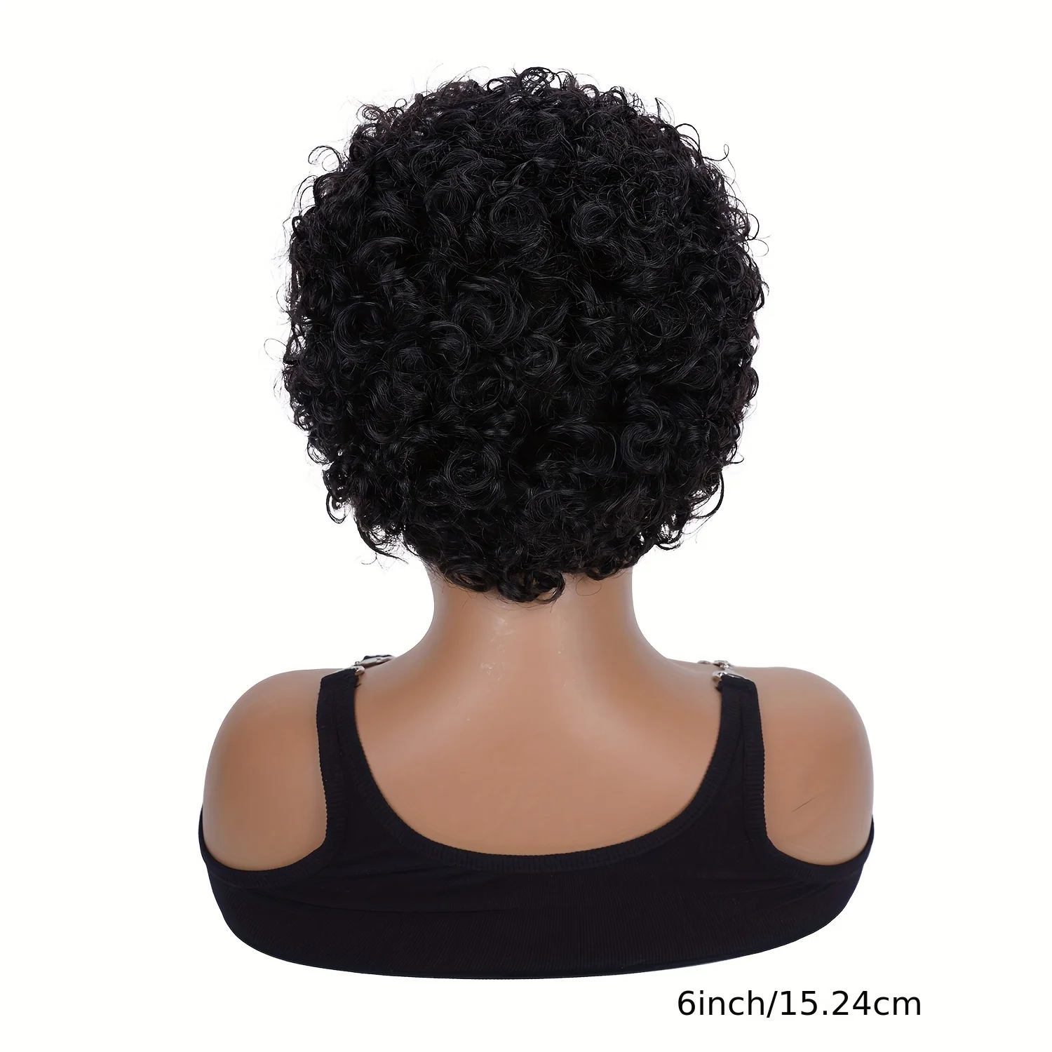 6 بوصة الدانتيل الجبهة عابث قطع شعر مستعار مع شعر بشري مجعد قصير البرازيلي عابث قطع شعر مستعار باروكة من شعر طبيعي 13X1 الدانتيل شعر مستعار أمامي #3