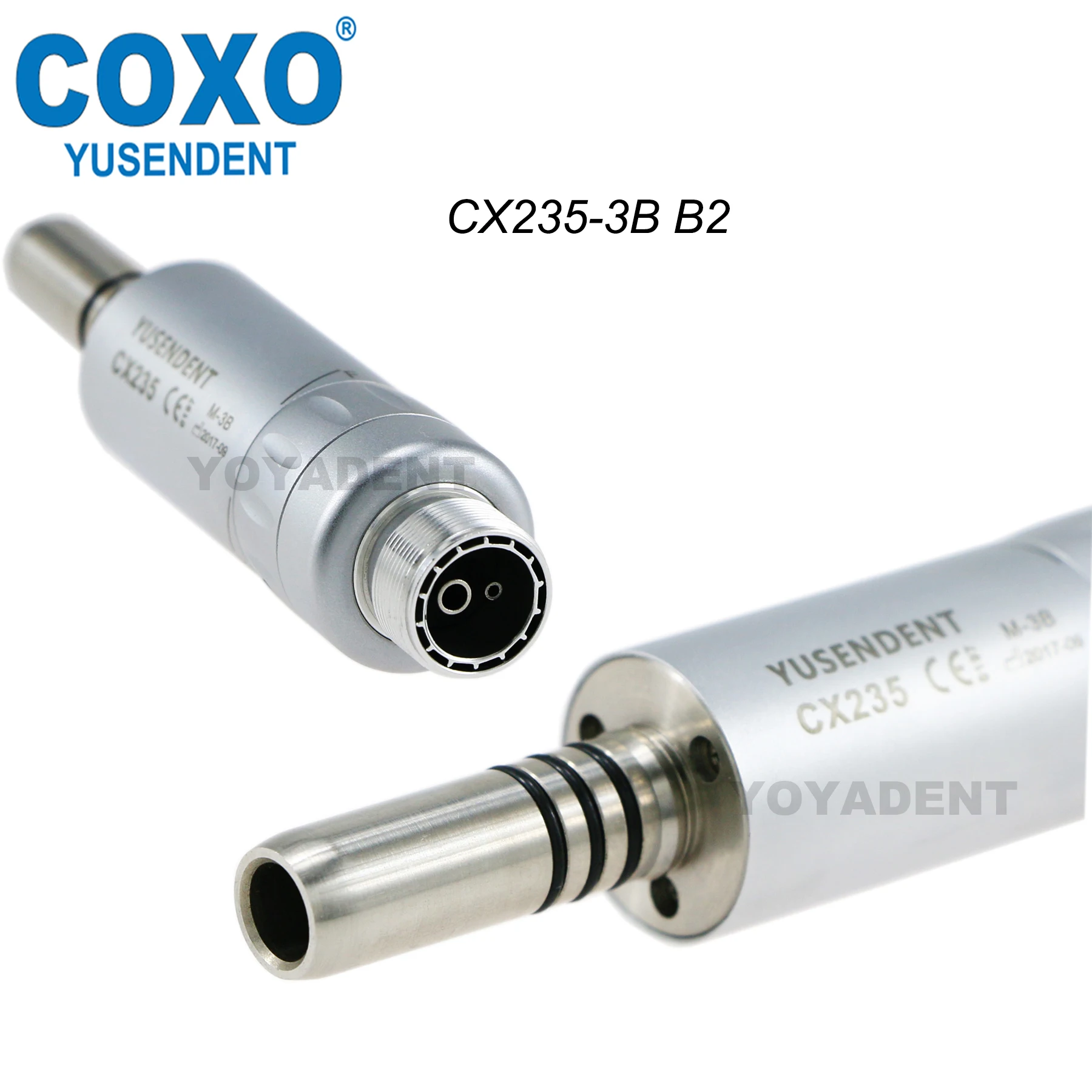 COXO-Motor de aire Dental de baja velocidad, Motor de pulverización de agua de canal interno de ángulo recto, 2/4 agujeros, tipo E, compatible con NSK KAVO W & H