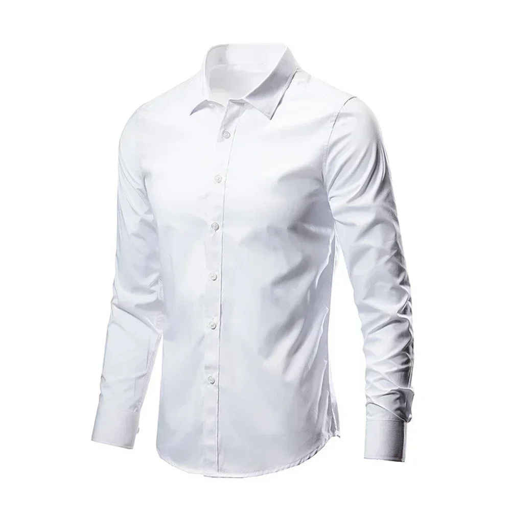 Brand New High Quality Practical Appointments Daily Office Men Shirt Tops Button Down Classic Dress Shirt Premium