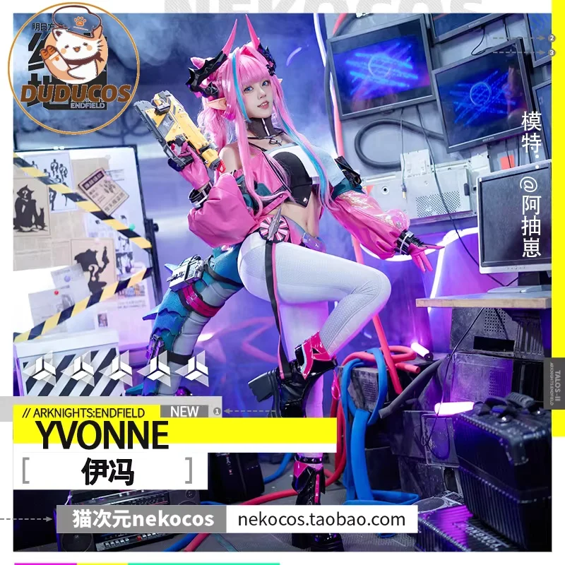 Newly Yvonne Cosplay costume Halloween Christmas Comic Exhibition Game Arknights Endfield S-XL Plus Size Exquisite style Cure view 6
