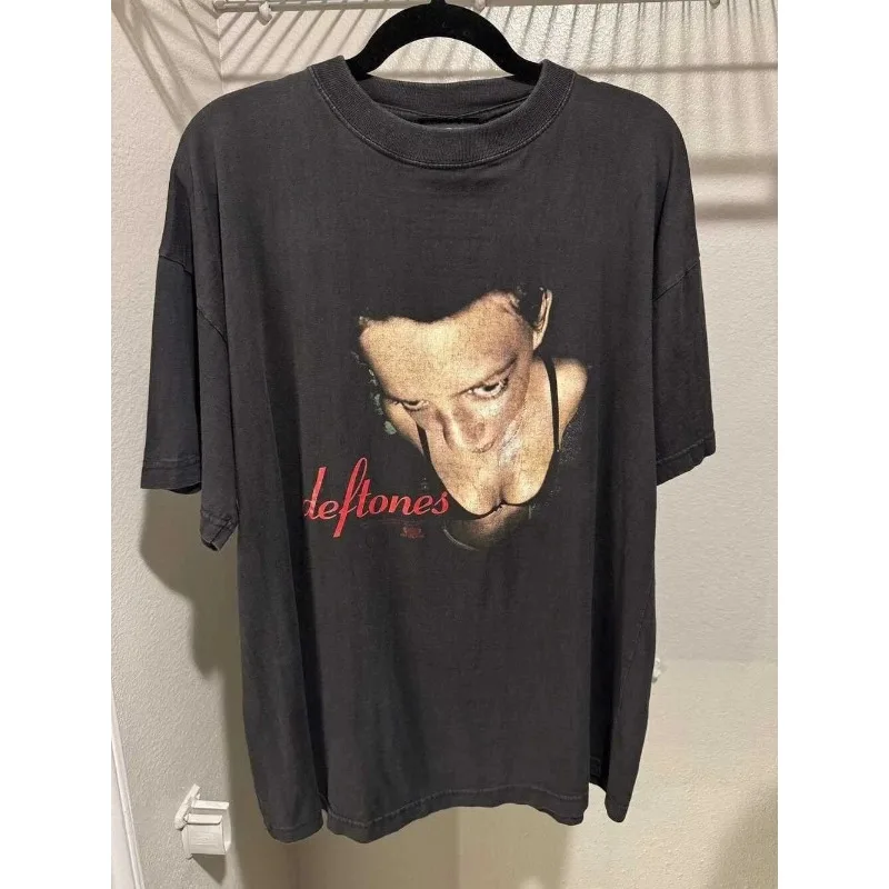 Retro Deftones Band Around The Fur Artimonde T-shirt Men's T-shirt Summer New Retro Casual Unisex T-shirt