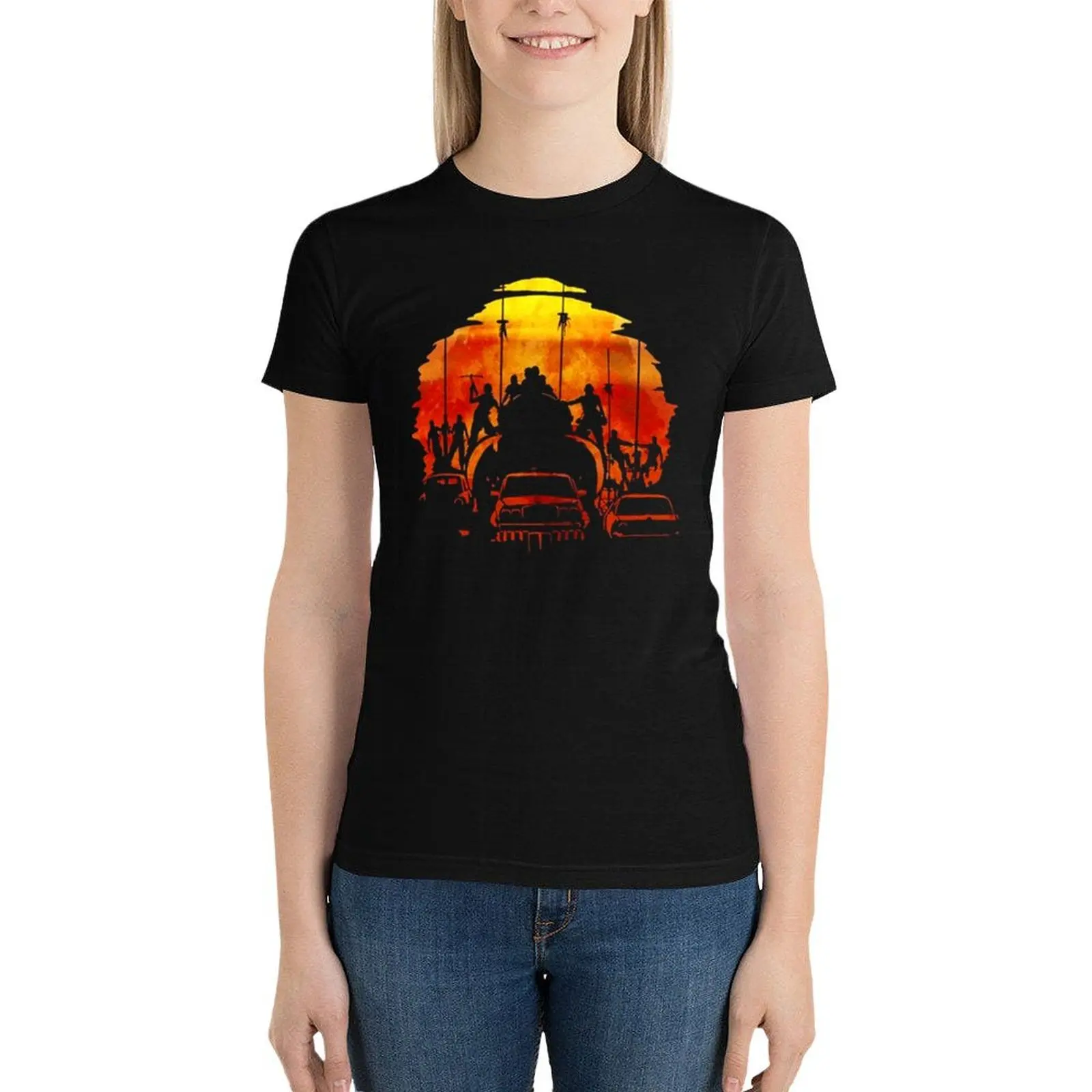 

Mad Max Fury Road, Sunset T-Shirt shirts graphic tees summer tops summer top t shirt dress Women