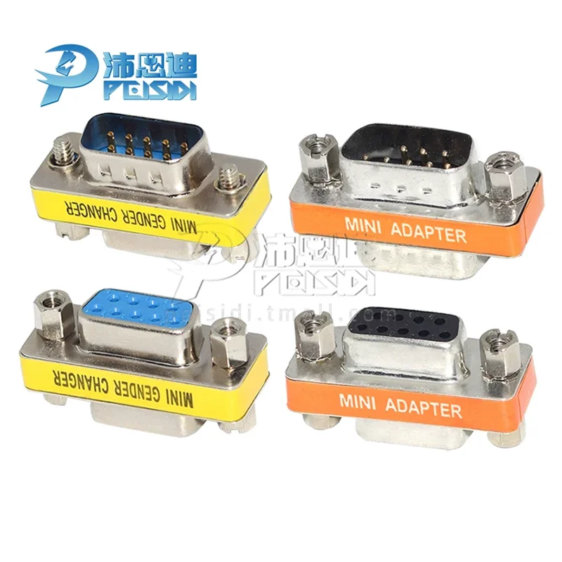 DB9 male-to-female CAN RS232 bus serial port with 120Ω resistor connector for COM port connection crossover adapter